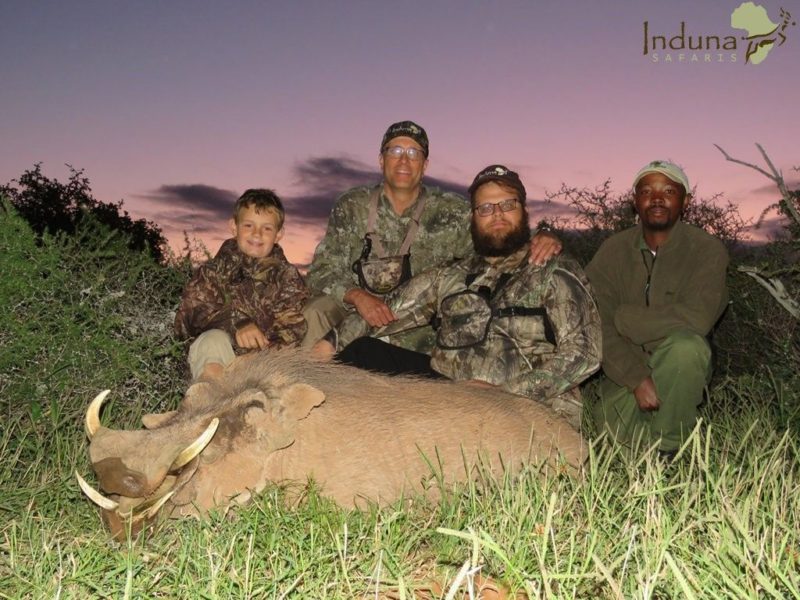 Hunting Warthog - Canadian Father and Son